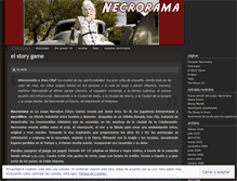 Tablet Screenshot of necrorama.wordpress.com