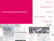 Tablet Screenshot of leeandassociatesoakland.wordpress.com