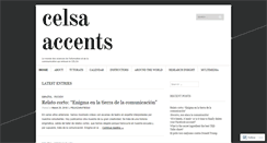 Desktop Screenshot of celsalangues.wordpress.com