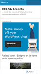 Mobile Screenshot of celsalangues.wordpress.com