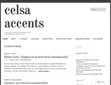 Tablet Screenshot of celsalangues.wordpress.com