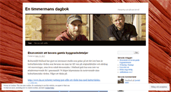 Desktop Screenshot of entimmermansdagbok.wordpress.com