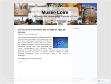 Tablet Screenshot of museeloire.wordpress.com