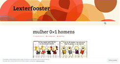 Desktop Screenshot of lexterfooster.wordpress.com