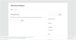 Desktop Screenshot of mrsdanikarayon.wordpress.com