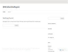 Tablet Screenshot of mrsdanikarayon.wordpress.com