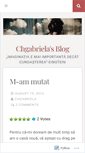 Mobile Screenshot of chgabriela.wordpress.com