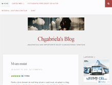 Tablet Screenshot of chgabriela.wordpress.com