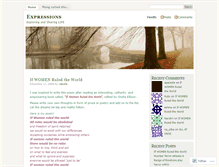 Tablet Screenshot of aparajita.wordpress.com