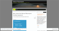 Desktop Screenshot of physiospect.wordpress.com