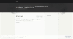 Desktop Screenshot of blackoutp.wordpress.com