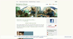 Desktop Screenshot of imperfectpages.wordpress.com