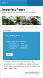 Mobile Screenshot of imperfectpages.wordpress.com