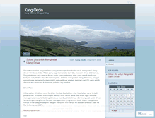 Tablet Screenshot of kangoedin.wordpress.com