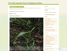 Tablet Screenshot of floraofsingapore.wordpress.com