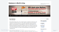 Desktop Screenshot of katalaneninberlin.wordpress.com