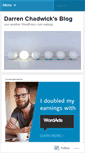 Mobile Screenshot of darrenchadwick.wordpress.com
