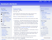 Tablet Screenshot of nerdshark.wordpress.com
