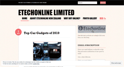 Desktop Screenshot of etechnologyonline.wordpress.com