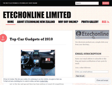 Tablet Screenshot of etechnologyonline.wordpress.com