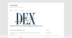 Desktop Screenshot of grupodex.wordpress.com