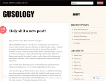 Tablet Screenshot of gusology.wordpress.com