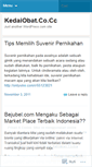 Mobile Screenshot of kedaiobatcocc.wordpress.com