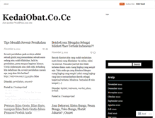 Tablet Screenshot of kedaiobatcocc.wordpress.com