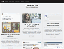 Tablet Screenshot of duaribuan.wordpress.com