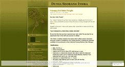 Desktop Screenshot of moiindra.wordpress.com