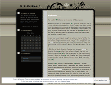 Tablet Screenshot of el1ejournal.wordpress.com