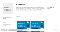 Desktop Screenshot of gemelligioielli.wordpress.com