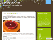 Tablet Screenshot of foodforgary.wordpress.com