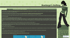 Desktop Screenshot of bewildergirl.wordpress.com