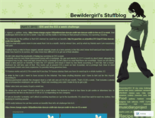 Tablet Screenshot of bewildergirl.wordpress.com