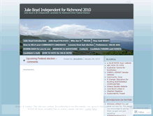 Tablet Screenshot of julieboydrichmond.wordpress.com