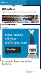 Mobile Screenshot of biblioteiaaesa.wordpress.com