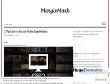 Tablet Screenshot of margiemark.wordpress.com