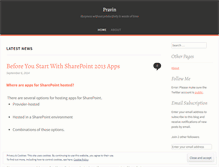 Tablet Screenshot of pravinmohite.wordpress.com