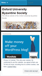 Mobile Screenshot of oxfordbyzantinesociety.wordpress.com