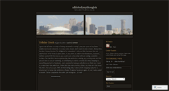 Desktop Screenshot of addicted2mythoughts.wordpress.com