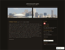 Tablet Screenshot of addicted2mythoughts.wordpress.com