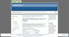 Desktop Screenshot of muslimsalafi.wordpress.com