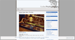 Desktop Screenshot of futilephotographer.wordpress.com
