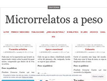 Tablet Screenshot of microrrelatoapeso.wordpress.com