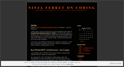 Desktop Screenshot of ninjaferret.wordpress.com