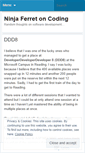 Mobile Screenshot of ninjaferret.wordpress.com