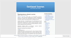 Desktop Screenshot of eestlasedsoomes.wordpress.com