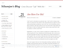 Tablet Screenshot of nilaanjan.wordpress.com