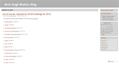 Desktop Screenshot of binit933x.wordpress.com